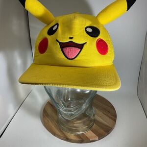 Pokémon Pikachu Baseball Hat with Ears 2016 Pokémon Company Nintendo Snapback